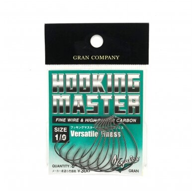 Ofsetiniai kabliukai Gran Nogales Hooking Master Versatile Finess 3