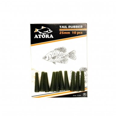 Guminiai vamzdeliai Atora Tail Rubber 10vnt