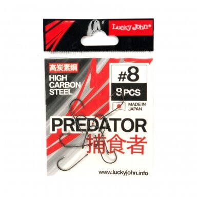 Ofsetiniai kabliukai Lucky John Predator LJH559