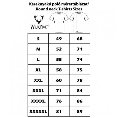 Marškinėliai medžiotojui su žvėrimis Wildzone S dydis 2