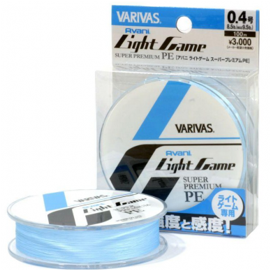 Pintas valas Varivas Avani Light Game Super Premium PE 100m #0.3