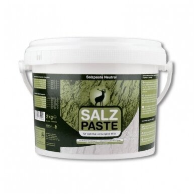 Tepama druska Eurohunt Salz Paste 2kg neutralus